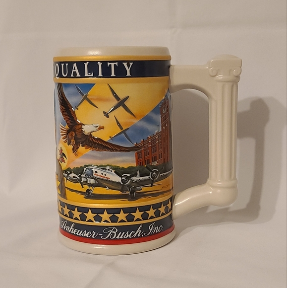 Budweiser Busch Family Series Adolphus Busch 3 President Stein Mug - Picture 3 of 8